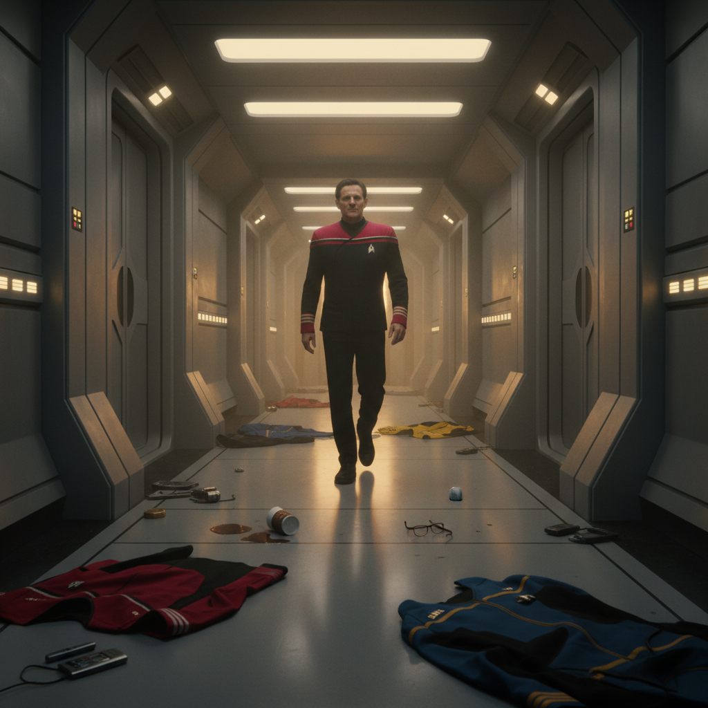 Starship Corridor Scene