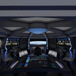 View from Security/Tactical Station (Night Shift)